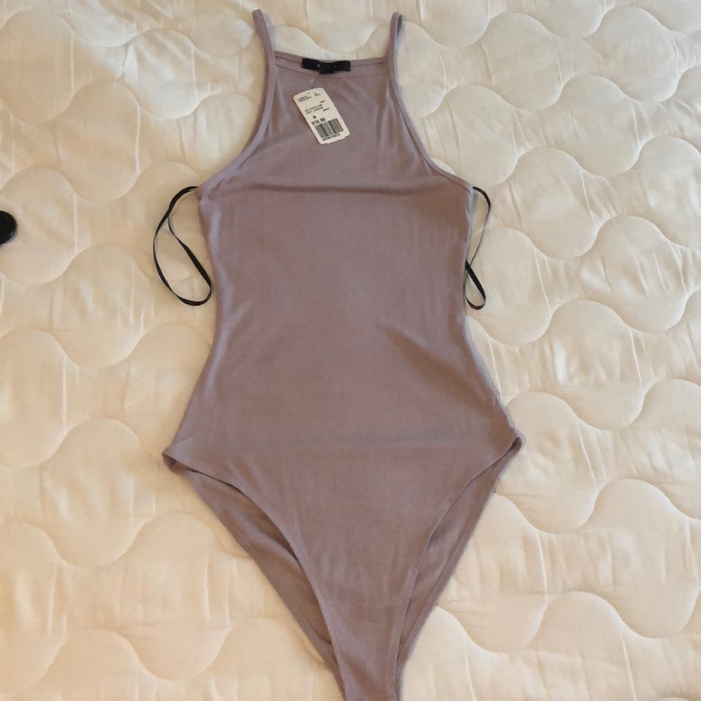 Lavender forever 21 bodysuit